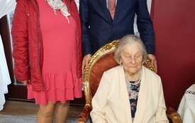 100.rocznica urodzin mieszkanki gminy Kalinowo (2)
