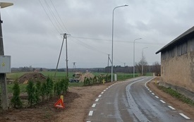 Przebudowa odcinka drogi w Laskach Małych (9)