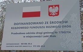Przebudowa odcinka drogi w Laskach Małych (5)