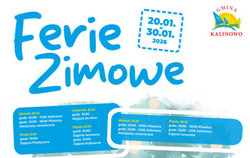 ferie w GOk-u w Kalnowie plakat