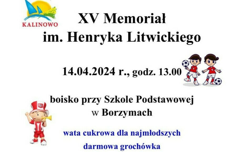 Zdjęcie do Zapraszamy na XV Memoriał im. Henryka Litwickiego