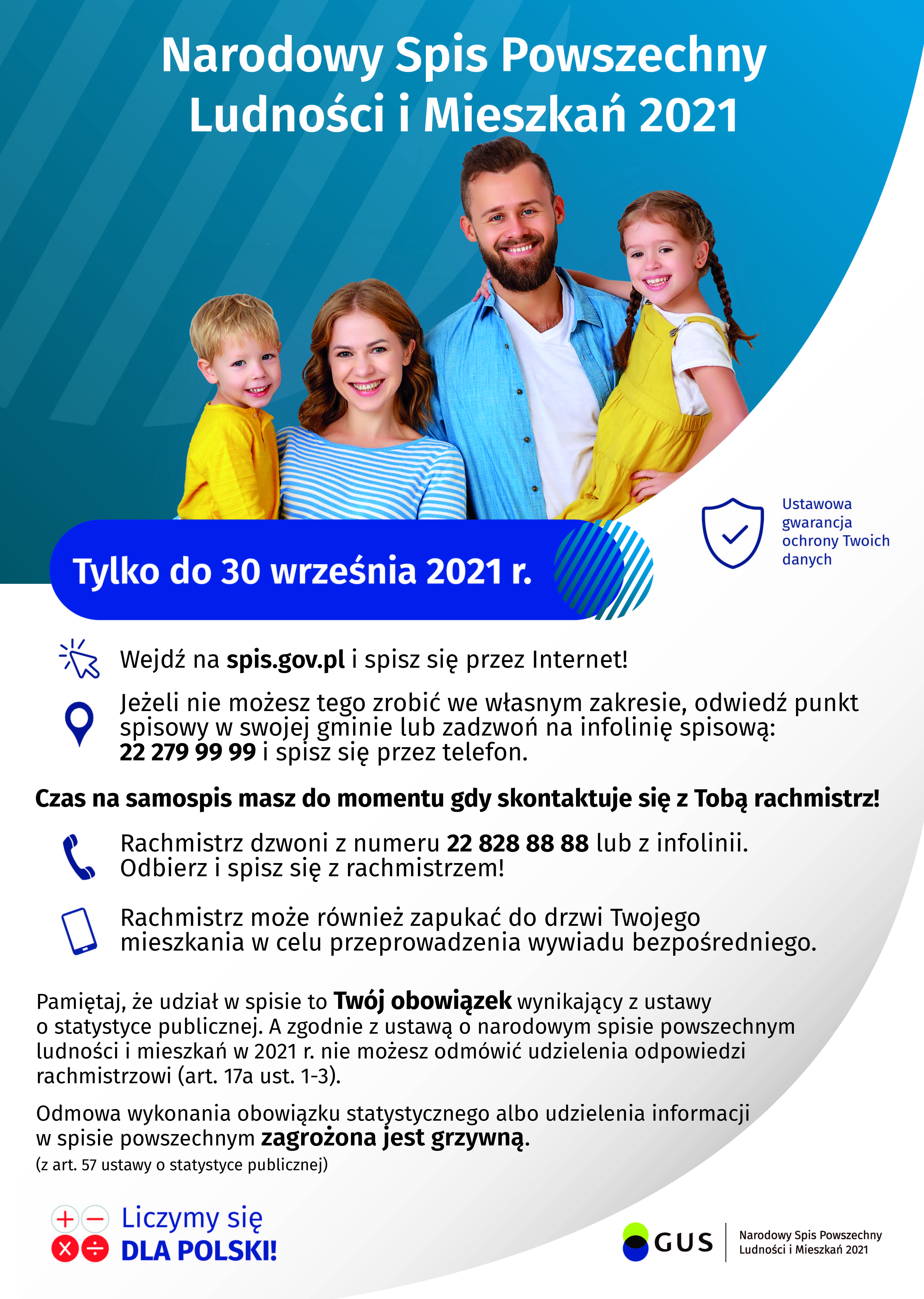 Plakat dot. spisu