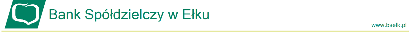 logo banku spóldzielczego w Ełku