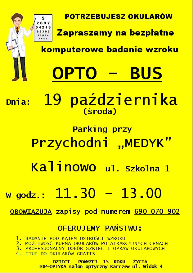 bezpłatne badanie wzroku