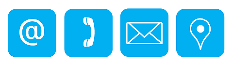 ikony informujące o sposobie kontaktu
