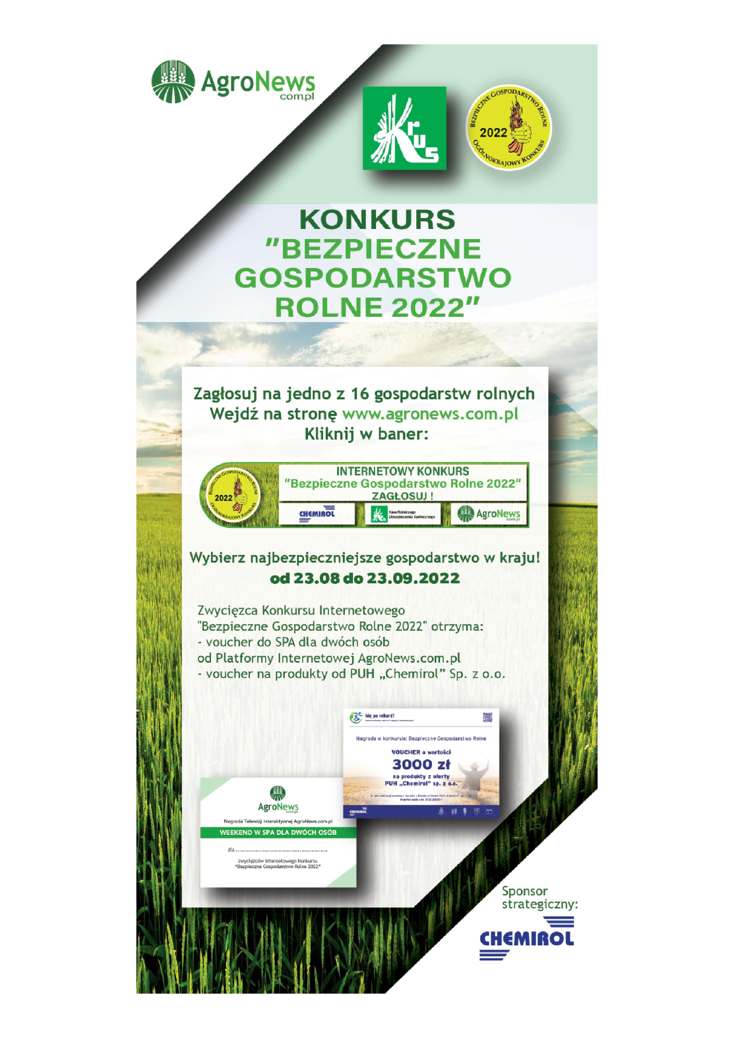 ulotka Bezpieczne Gospodarstwo