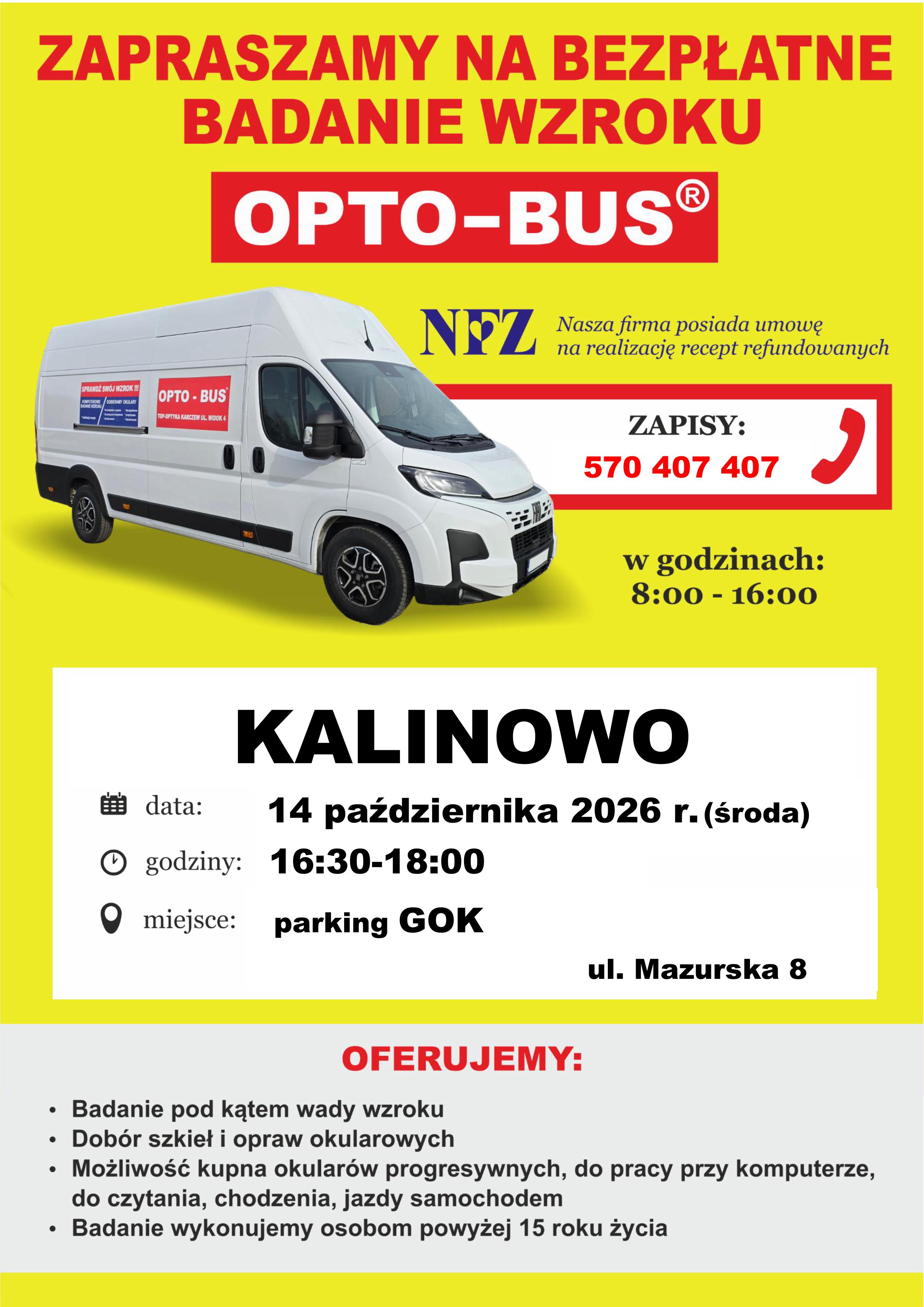 plakat dot. badania wzroku