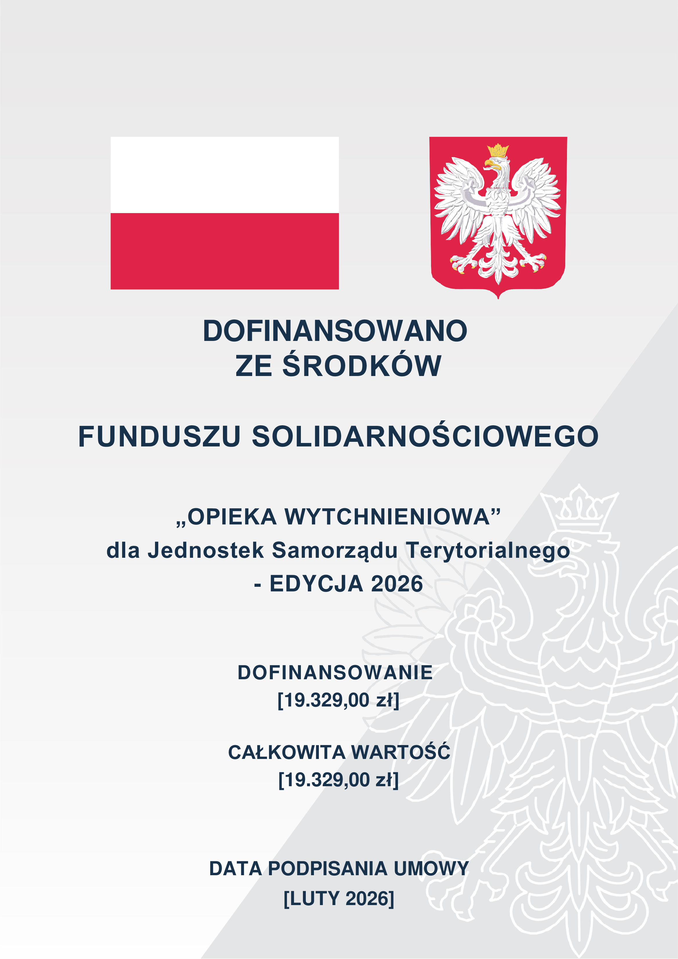 plakat opieka wytchnieniowa