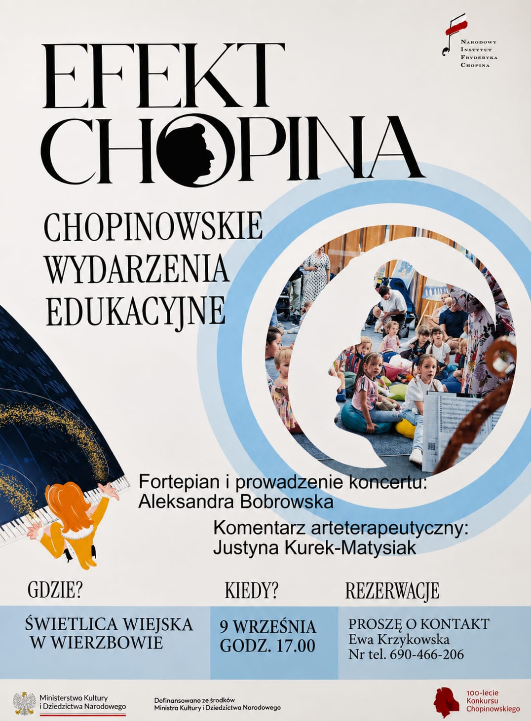 plakat dot. wydarzenia Efekt Chopina