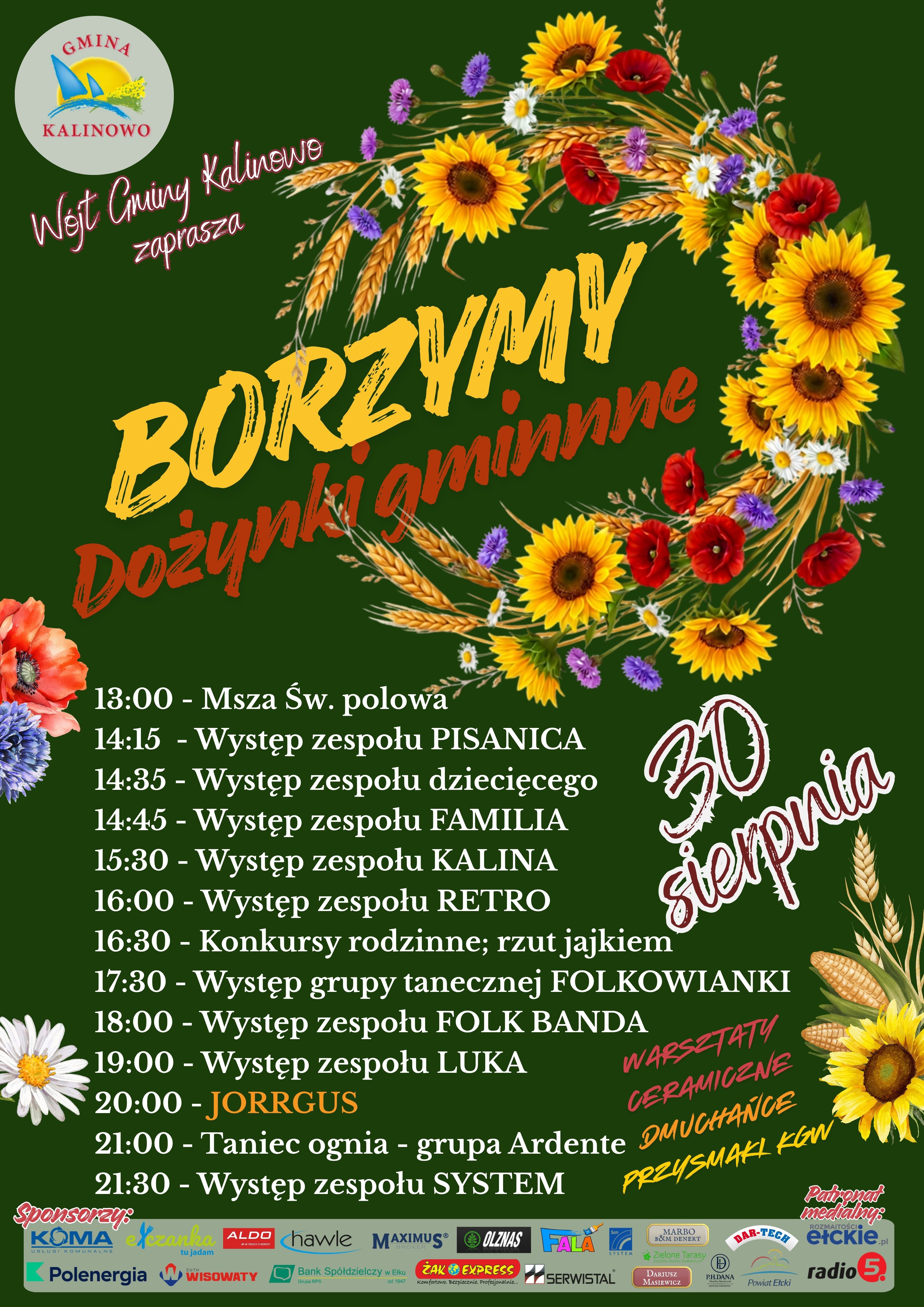 plakat dożynki 2026