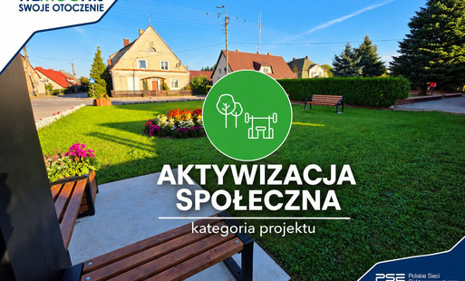 grafika dot projektu „Utworzenie ogólnodostępnej strefy spotkań i rekreacji przy Ośrodku Kultury w Kalinowie”